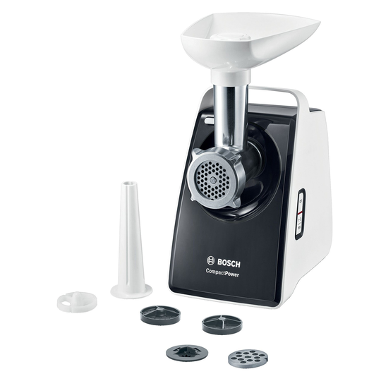 Bosch MFW3612A köttkvarn, 1600 W, vit