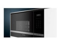 Siemens iQ500 BE555LMS0 - Mikrovågsugn med grill - inbyggd - 25 liter - 900 W - rostfritt stål