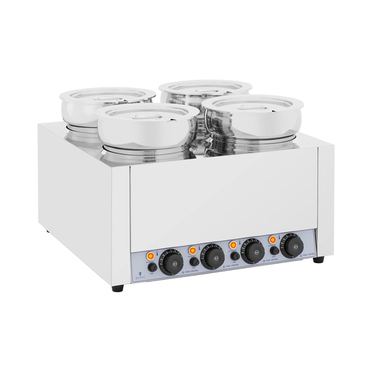 Soppstation - 4 x 7 l - 2000 W - Glänsande - Royal Catering