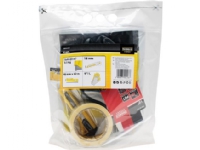 Painting foil Modeco 4 x 5m thick + knife 18mm + gloves 10 + masking tape 48mm (MN-05-631P)
