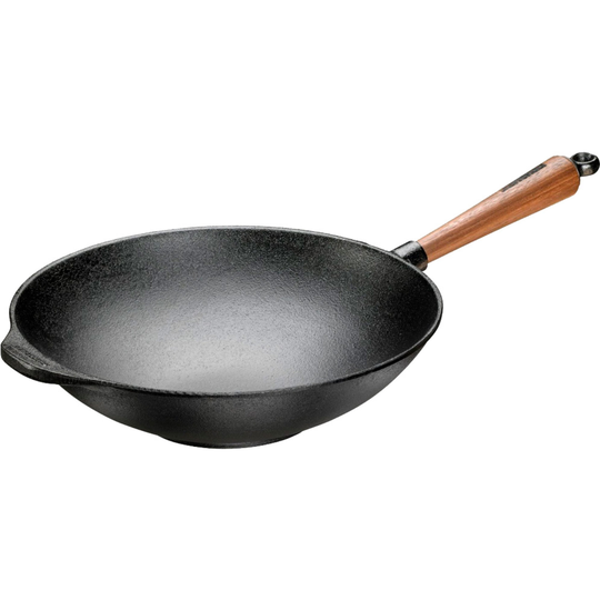 Skeppshult Wokpanna 32 cm Valnötshandtag