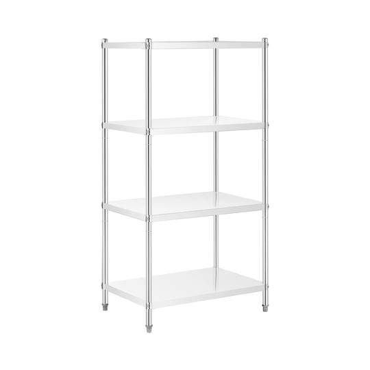 Hylla i rostfritt stål - 90 x 60 x 180 cm - Royal Catering - 200 kg - Rostfritt stål
