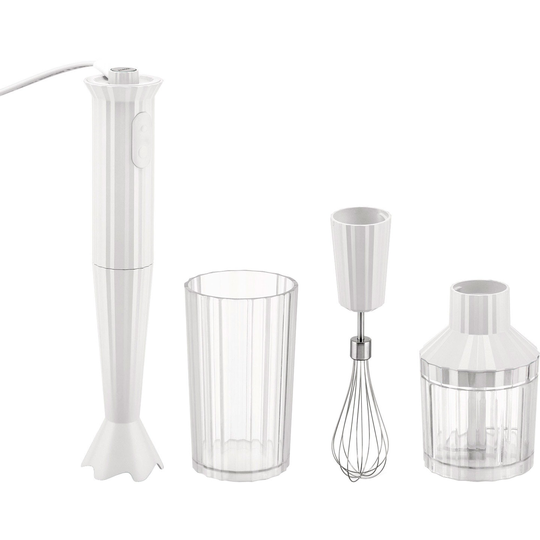Alessi MDL10S Plissé stavmixerset, vit