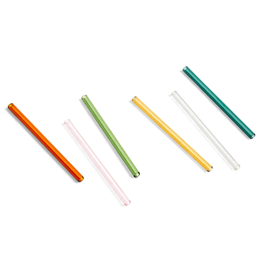 HAY Sip Cocktail sugrör, 6-pack, multicolor