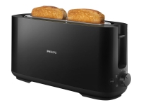 Philips Daily Collection HD2590 - Brödrost - 2 skiva - 1 Kortplatser - svart