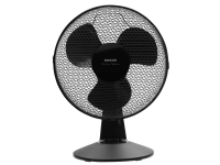 Sencor SFE 3011BK, Hushållsfläkt, Svart, Bord, 49 dB, 30 cm, 2271,6 m³/h