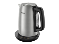 Philips Avance Collection HD9359 - Vattenkokare - 1.7 liter - 2.2 kW - metall/svart, borstad metall