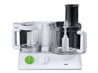 Braun TributeCollection FX 3030 - Matberedare - 600 W - vit/grön