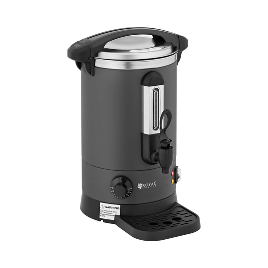 Vattenkokare - 6.1 L - 1500 W - Droppbricka - Grå