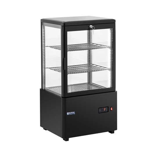 Kyldisk - 58 L - Royal Catering - 3 nivåer - Svart - Låsbar