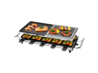 ProfiCook PC-RG 1144 - Raclette/grill/stegeplade/varmsten - 1,7 kW - rostfritt stål