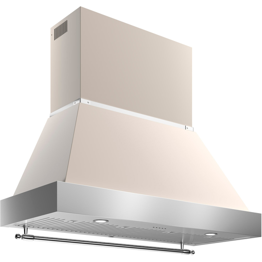 Bertazzoni K120HERTX+KC48HERTAV Heritage fläkt, 120 cm, creame