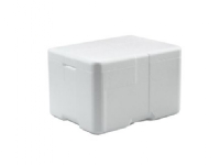 Termokasse med låg EPS 40x30x25 cm 17 ltr. vit