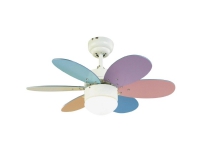 Westinghouse Turbo II takfläkt (Ø x H) 76 cm x 380 mm Bladfärg: Multicoloured, White, Maple Chassifärg: White