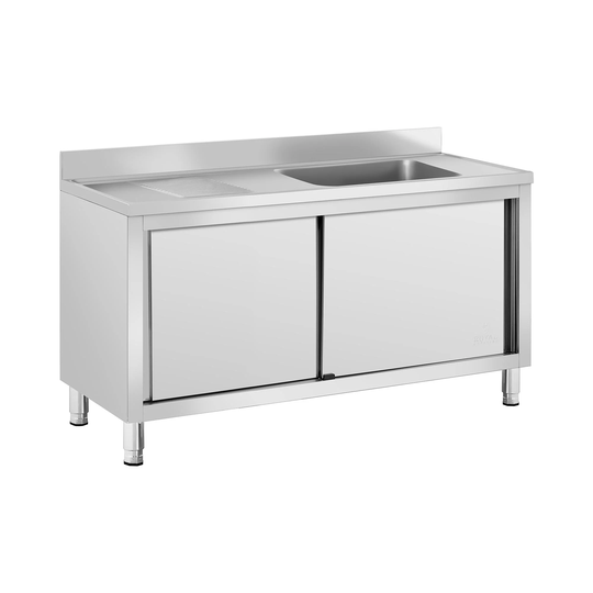 Diskbord - 1 diskho - Royal Catering - Rostfritt stål - 500 x 400 x 240 mm