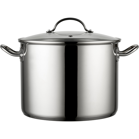 Funktion Stor Gryta 10 Liter Rostfrittmed Glaslock
