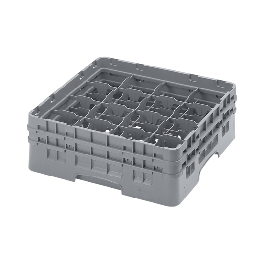 CAMBRO Diskback för glas Camrack - 16 fack - 50 x 50 x 18,4 cm - höjd glas: 13,3 cm