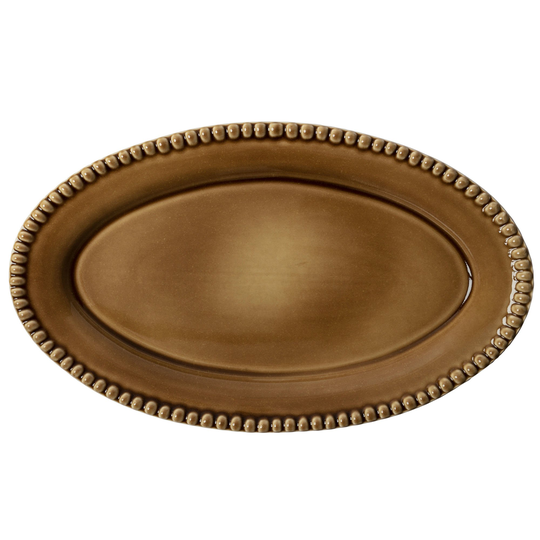 PotteryJo Daria 35 cm Serveringsfat 1-pack, Umbra