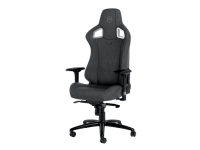 Noblechairs EPIC TX - Stol - ergonomisk - armstöd - T-formad - lutande - aluminium, polyuretan, textil, memory foam, nylon/polyeten, kallskum, stålram - antracit