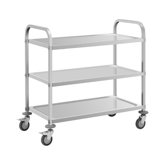 Serveringsvagn - 3 hyllor - 89 x 49 x 3 cm - 108 kg - Royal Catering