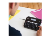 Brother P-Touch PT-D450VP - Etikettskrivare - svartvit - termisk överföring - Rulle (1,8 cm) - upp till 20 mm/sek - USB - kniv - femradig utskrift - svart