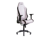 Fourze Cloud - Stol - ergonomisk - armstöd - vridbar - svängbar - textil, mocka - svart, ljusgrå