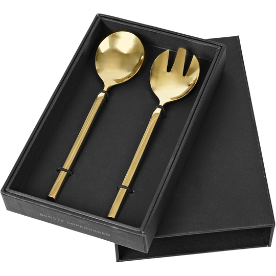 Broste Copenhagen Tvis Titanium Rose Gold, salladsbestick m. 2 delar, litet