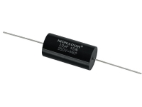 Monacor MKPA-100, Film, Cylindrisk, Sort, 10000 nF, 250 V, 46 mm