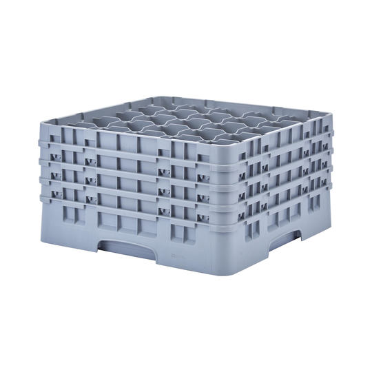 CAMBRO Diskback för glas Camrack - 25 fack - 50 x 50 x 26,7 cm - höjd glas: 21,5 cm