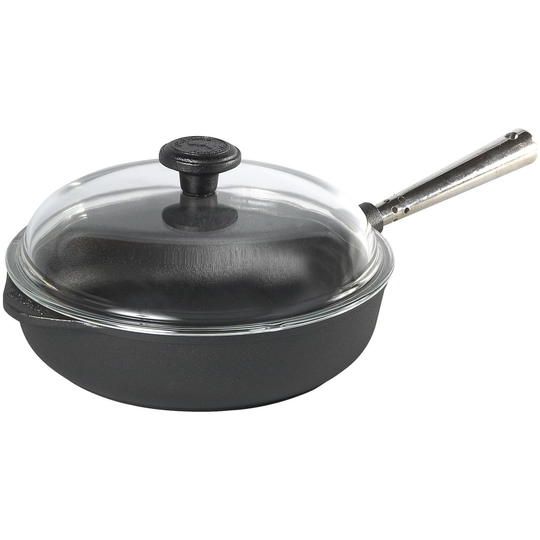 Skeppshult Traktörpanna 25 cm Stålhandtag ochGlaslock
