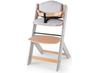 WOODEN CHAIR WITH ENOCK PILLOW, GRAY LEGS