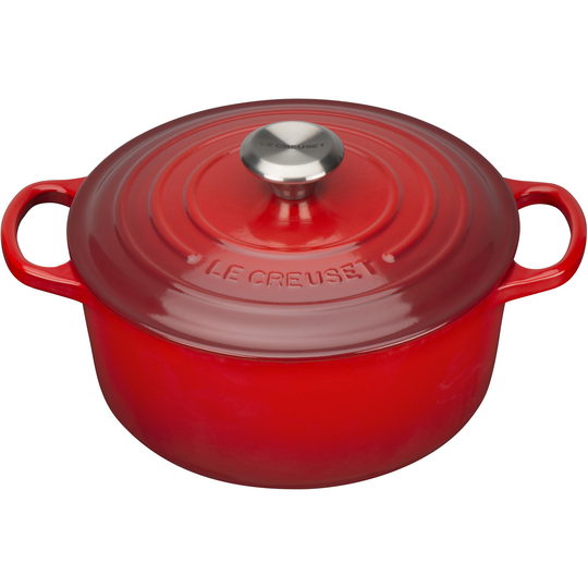Le Creuset Signature Rund Gryta 24 cm 4,2 L Röd