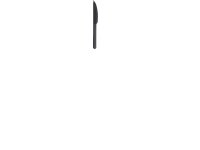 Kniv plastik flergangs 18,7cm PP koksgrå 50stk/pak - (50 stk.)