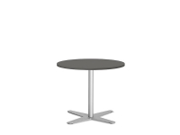 Bord Amy Ø900 H582 mm, Antracit laminat Alugråt understel