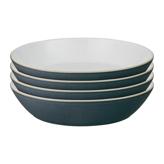 Denby Impression Pastatallrik 22 cm. 4 st, Charcoal