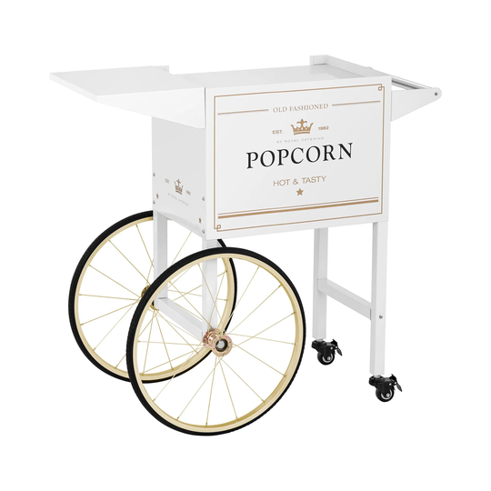 Wagen für Popcornmaschine - weiß & golden