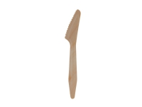 Träbestick kniv Exclussiv 18,5cm vaxad 100st/pack - (100 st.)