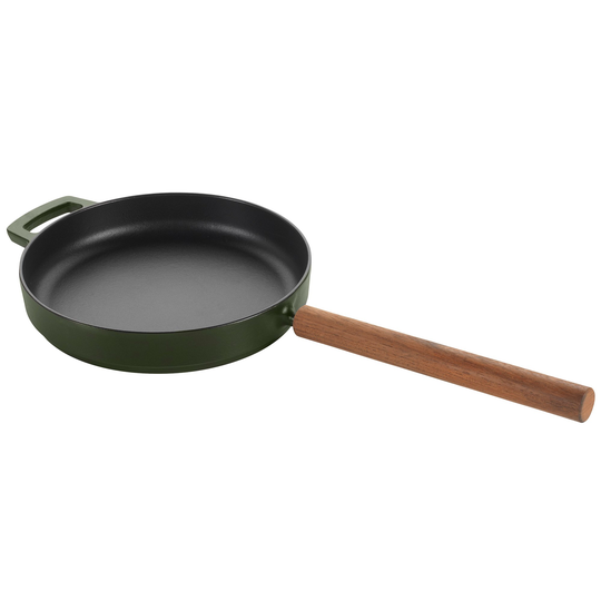 Combekk Gjutjärnsstekpanna emaljerad, Grön, 28 cm.