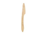 Kniv 190 mm Dinner lux vaxad Biologiskt nedbrytbart trä,10 pk x 100 pk/krt