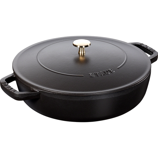 Staub Cocotte Chistera sautépanna Svart 28 cm 3,7 l