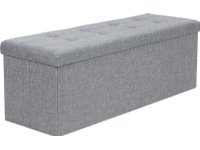 Songmics OTTOMAN/GREY/110X38X38CM