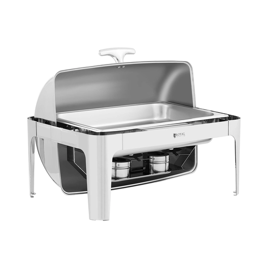 Chafing dish - GN 1/1 - Royal Catering - 8,5 L - 2 bränsleceller - Rullock