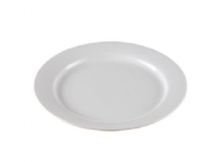 Tallrik Venice Ø26 cm platt porslin vit,6 st/pk