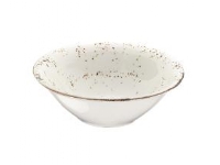 Skål Bonna Grain 40cl Ø16cm Porslin vit med brunt stänk (12 st.)