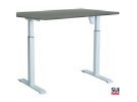 SUN-FLEX®EASYDESK ADAPT II, Pure White, Greylaminate, 140*80*2,2 cm 144x83x18,5mm (1stk)