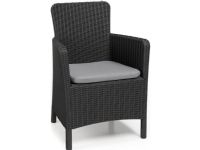 Allibert Trenton garden chair, graphite