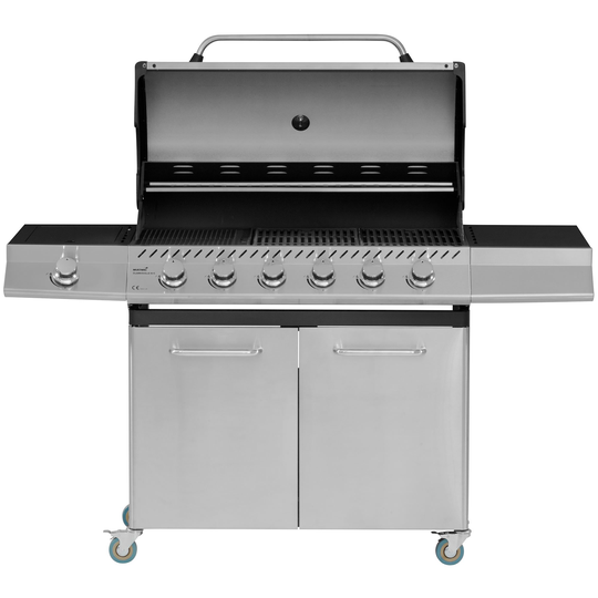 Mustang Gasolgrill Clarksville 6+1 Rostfritt stål