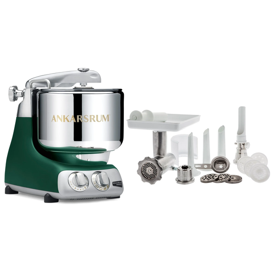 Ankarsrum Assistent AKM 6230 köksmaskin + komplett köttkvarn, Forest green
