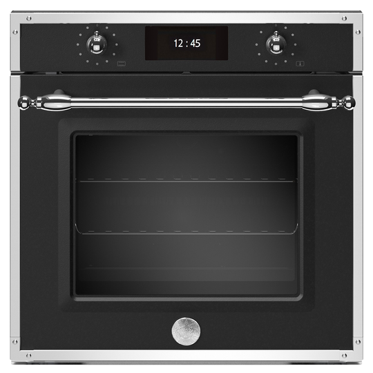 Bertazzoni F6011HERVPTNE Heritage Pyro & Steam inbyggnadsugn, 60 cm, mattsvart