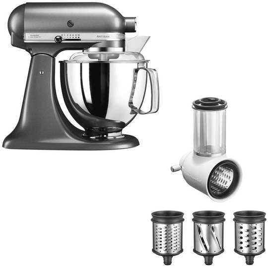 KitchenAid Artisan 175 Grafit Metallic + Grönsaksskärare 5KSMVSA